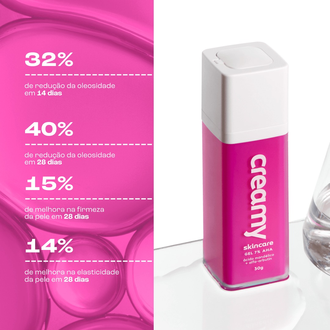 Ácido Mandélico | Gel Clareador Antiacne - CREAMY