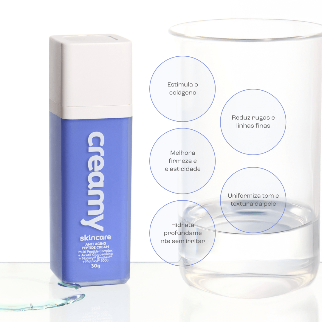 Creme Anti-Aging com Peptídeos - CREAMY